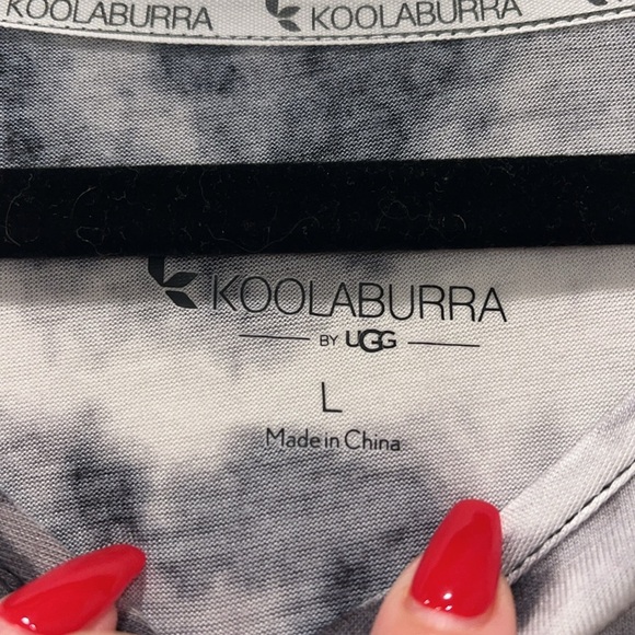 Koolaburra by UGG Women's Dress Rayon Spandex Lounge Maxi Black EUC Size - L - Picture 3 of 7